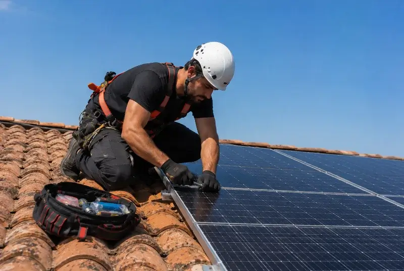 Maintenance et monitoring de panneaux solaires à Cogny