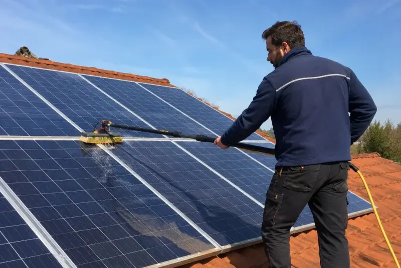 Nettoyage et entretien de panneaux solaires à Cogny